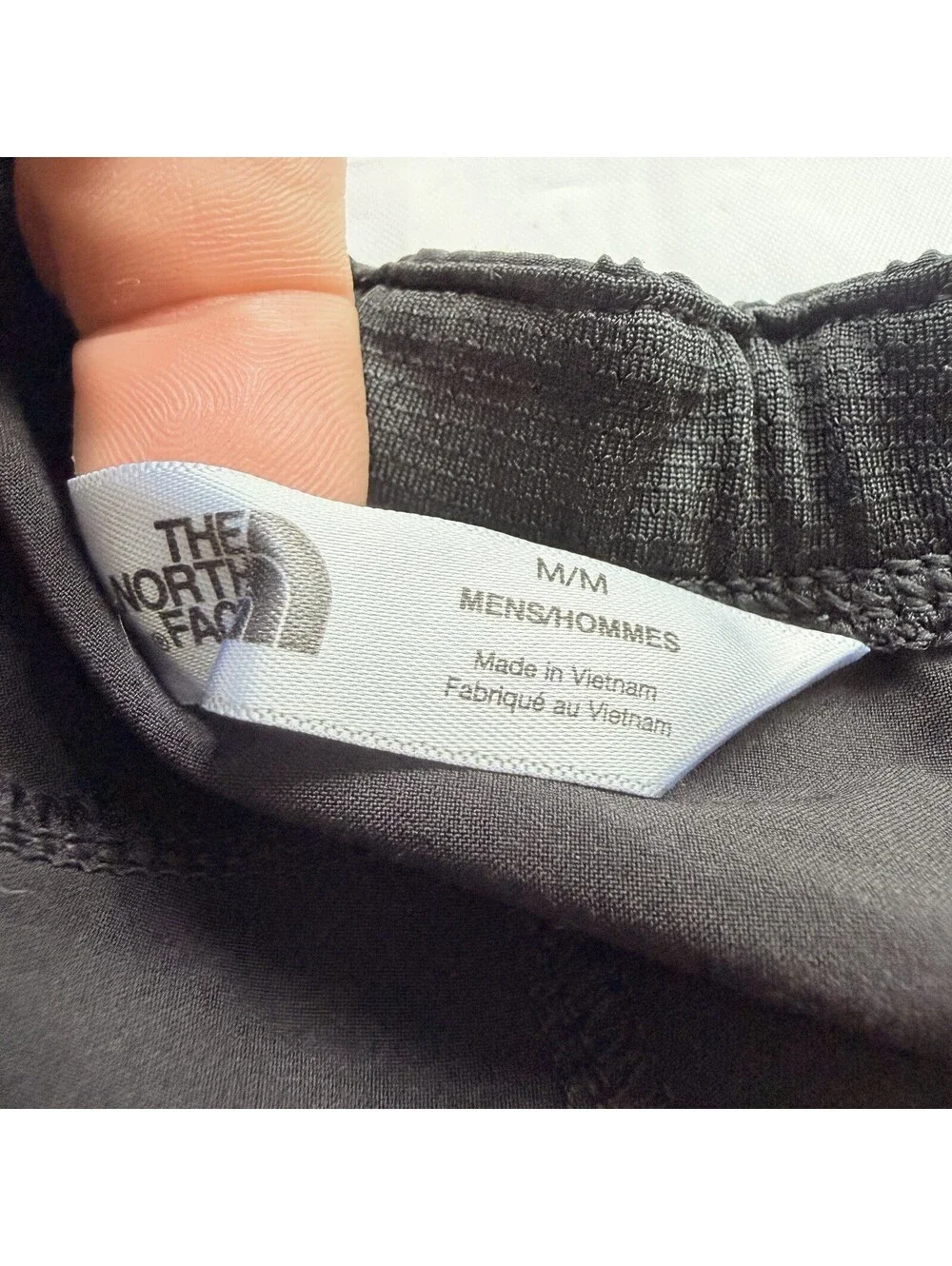 The North Face Windbreaker Pants Men’s Medium Black Ankle Zip Hiking Running